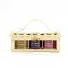 Artisan Honey from Estonia – Wooden Gift Set: 3x50 g