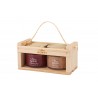 Wooden gift set 2x100 g
