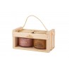 Wooden gift set 2x100 g
