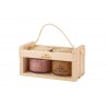 Wooden gift set 2x100 g