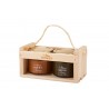 Wooden gift set 2x100 g
