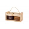 Wooden gift set 2x100 g