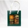 Carton gift set with handles: gingerbread, honey, tea
